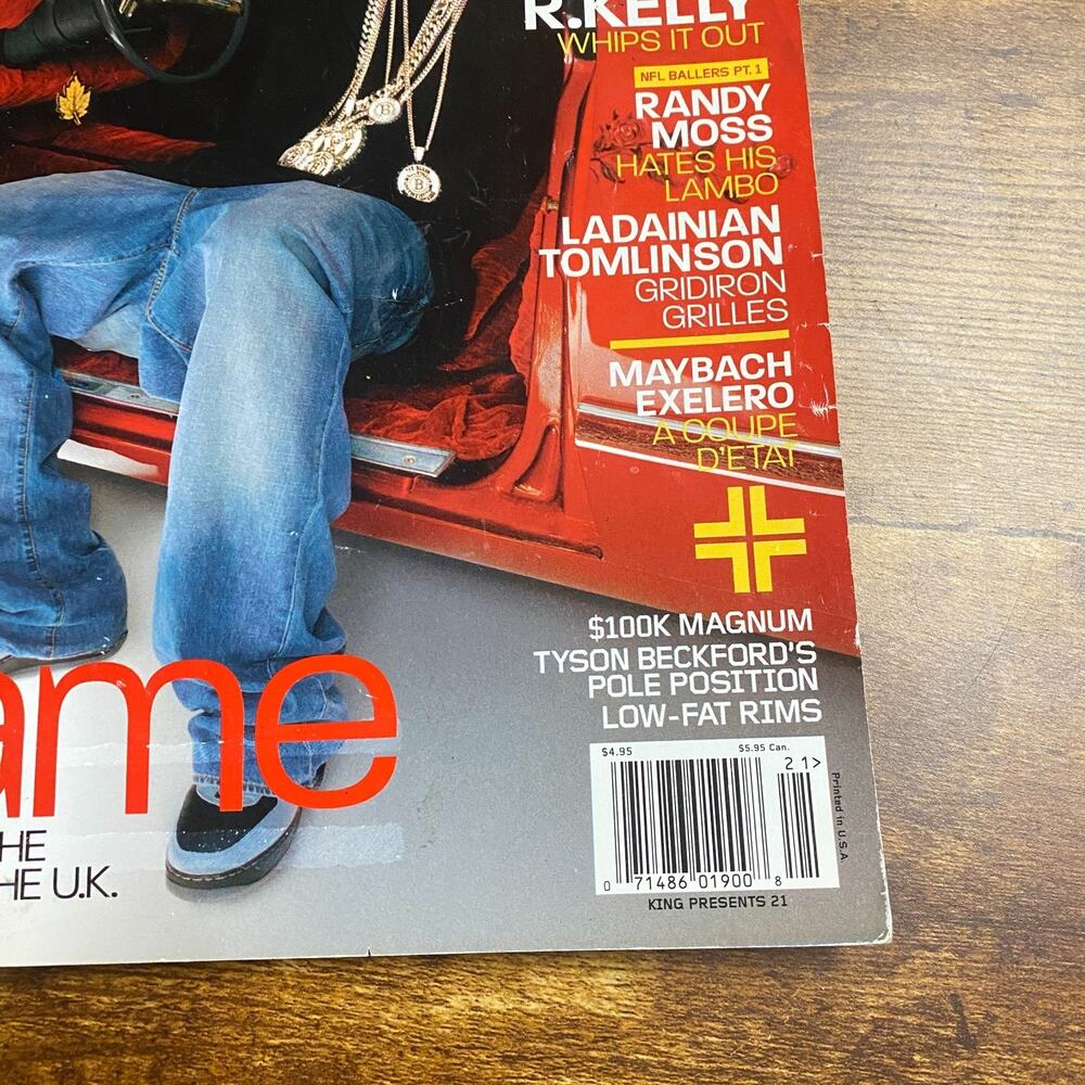 King Rides October November 2005 R. Kelly The Game Magazine - Picture 2 of 9
